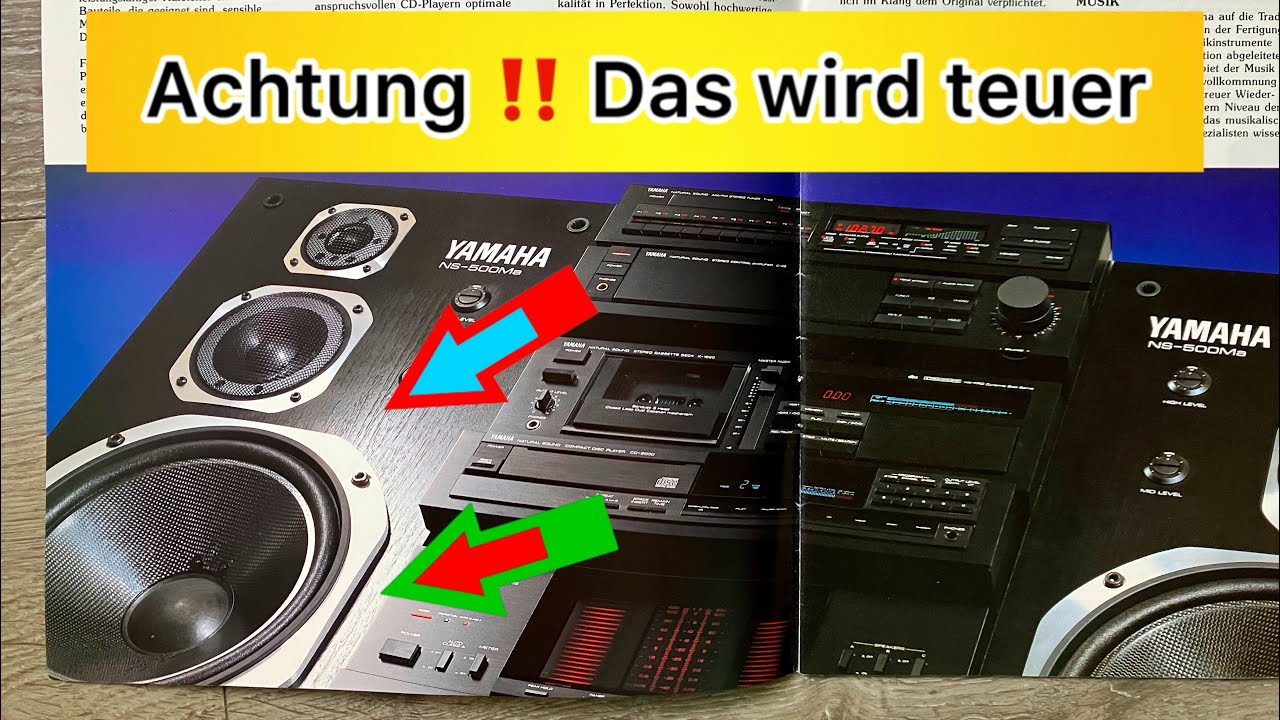 HiFi Yamaha NS-500 Ma CD 2000 C85 M-65 Natural Sound 80er Jahre Technik 