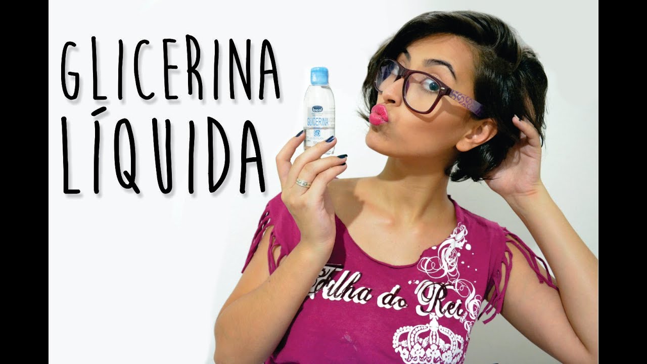 Hidratação com GLICERINA LÍQUIDA
