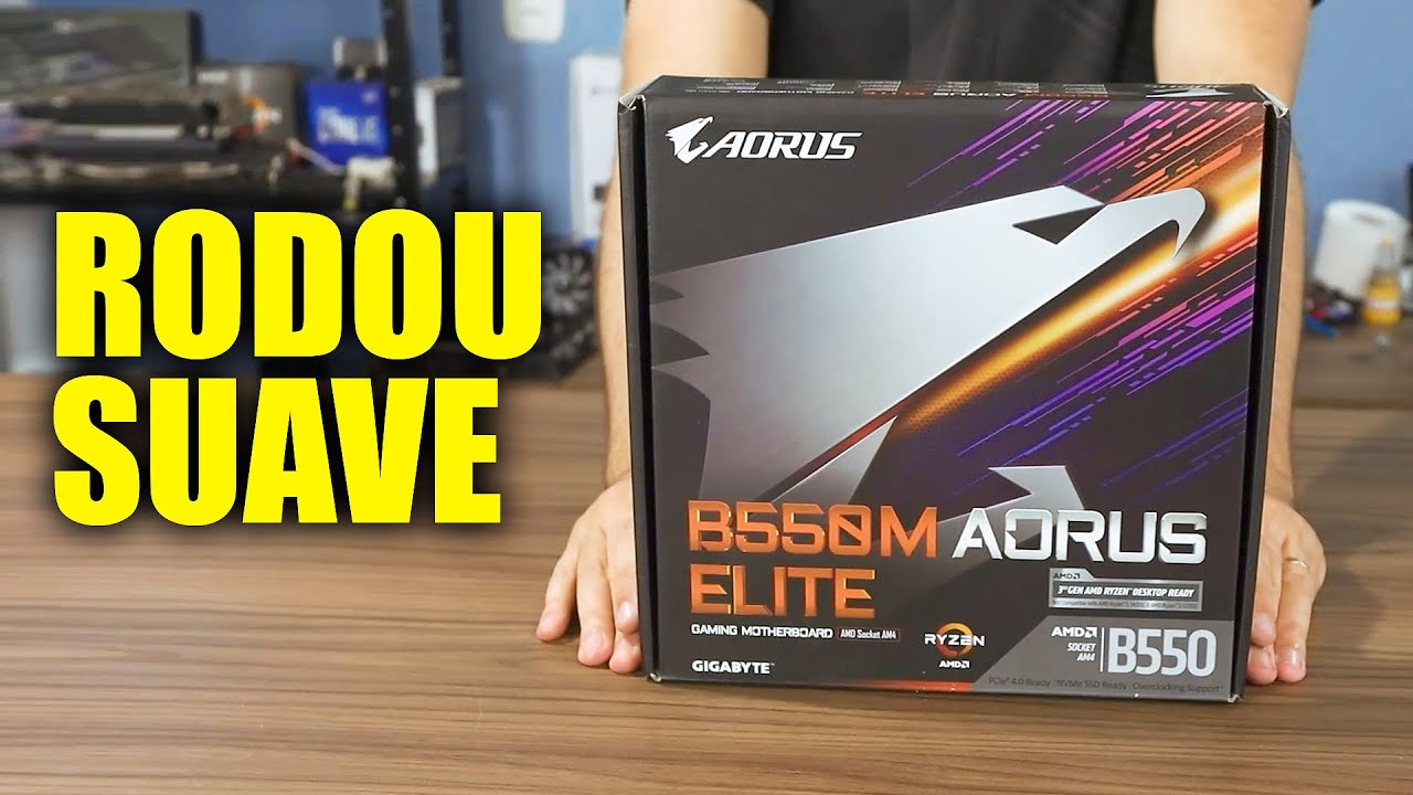 PLACA M&Atilde;E PRA RYZEN? B550M AORUS ELITE - An&aacute;lise e teste completo