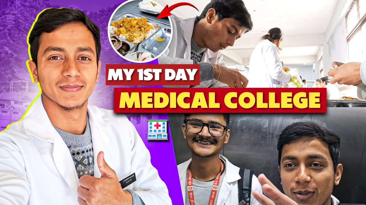My First Day At Medical College 🩺 | A Day in the life of a Medical Student 🏥 | Jitender Thakur Vlogs