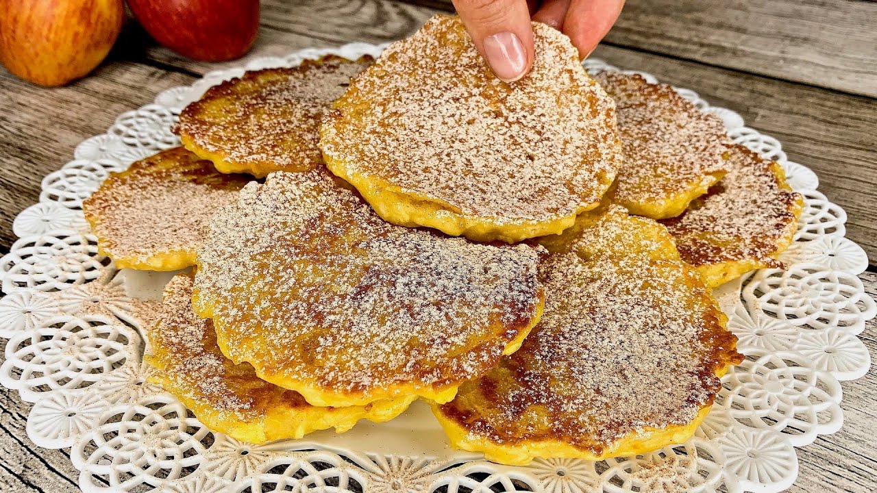 Если у вас 2 яблока и 1 яйцо, приготовьте этот вкусный рецепт за 5 минут! Никакой духовки!