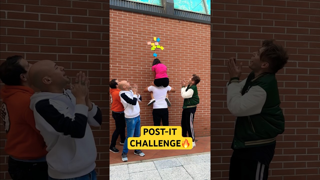 POST-IT CHALLENGE CON I NOSTRI AMICI💛 - Video Divertenti🇮🇹 - iPantellas