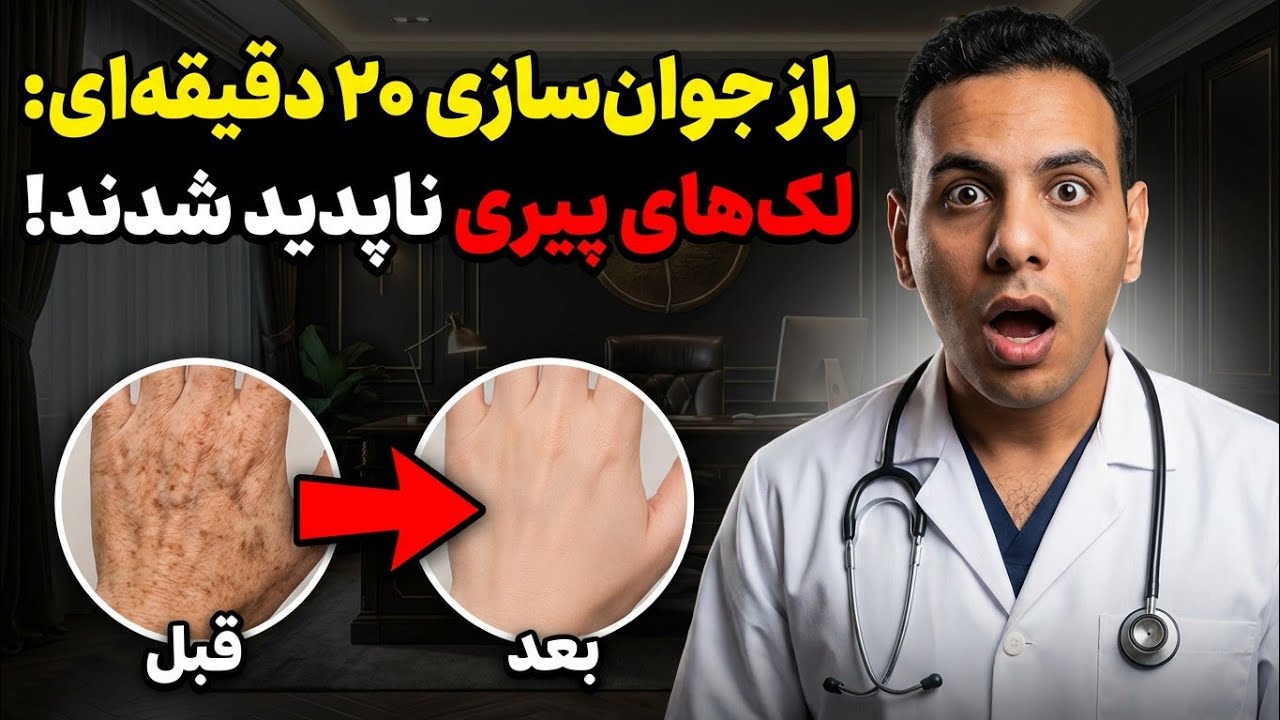 باورنکردنی: این ۲ ماده آشپزخانه، لکه‌های پیری را در ۲۰ دقیقه محو می‌کنند!
