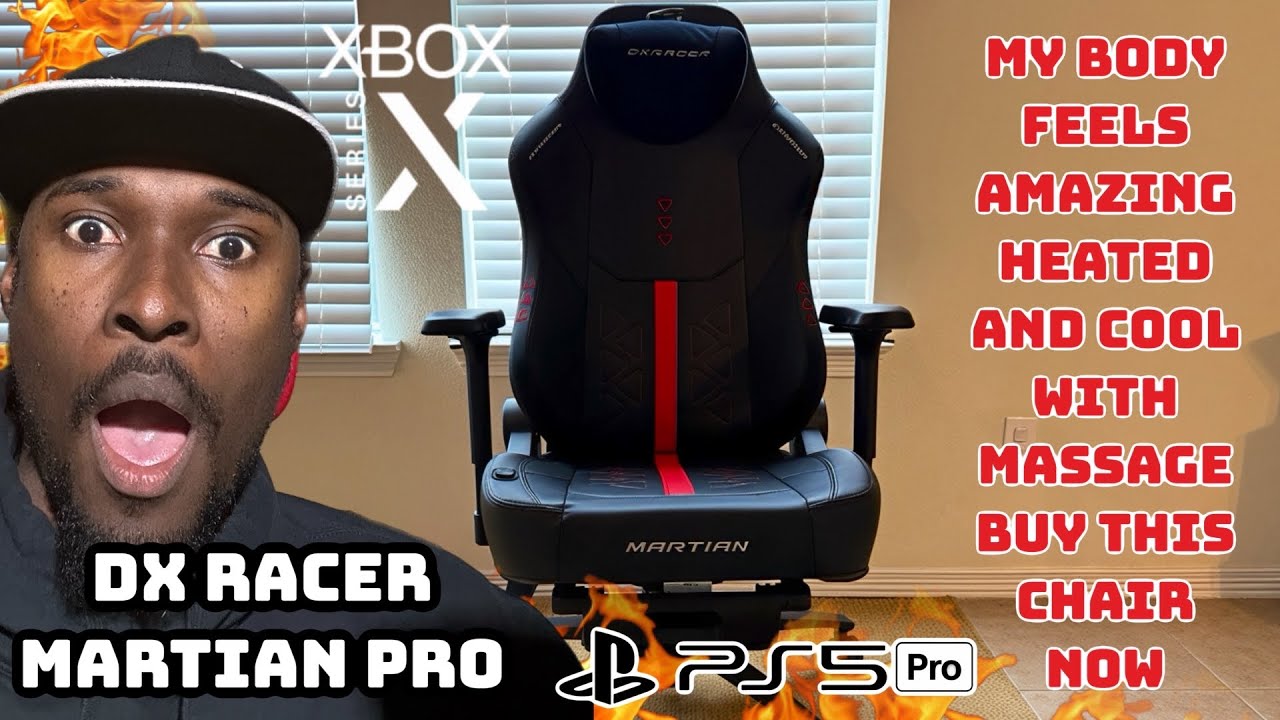 Обзор игры DX Racer Martian Pro: сиденья с подогревом и охлаждением, а также функцией массажа (PS...