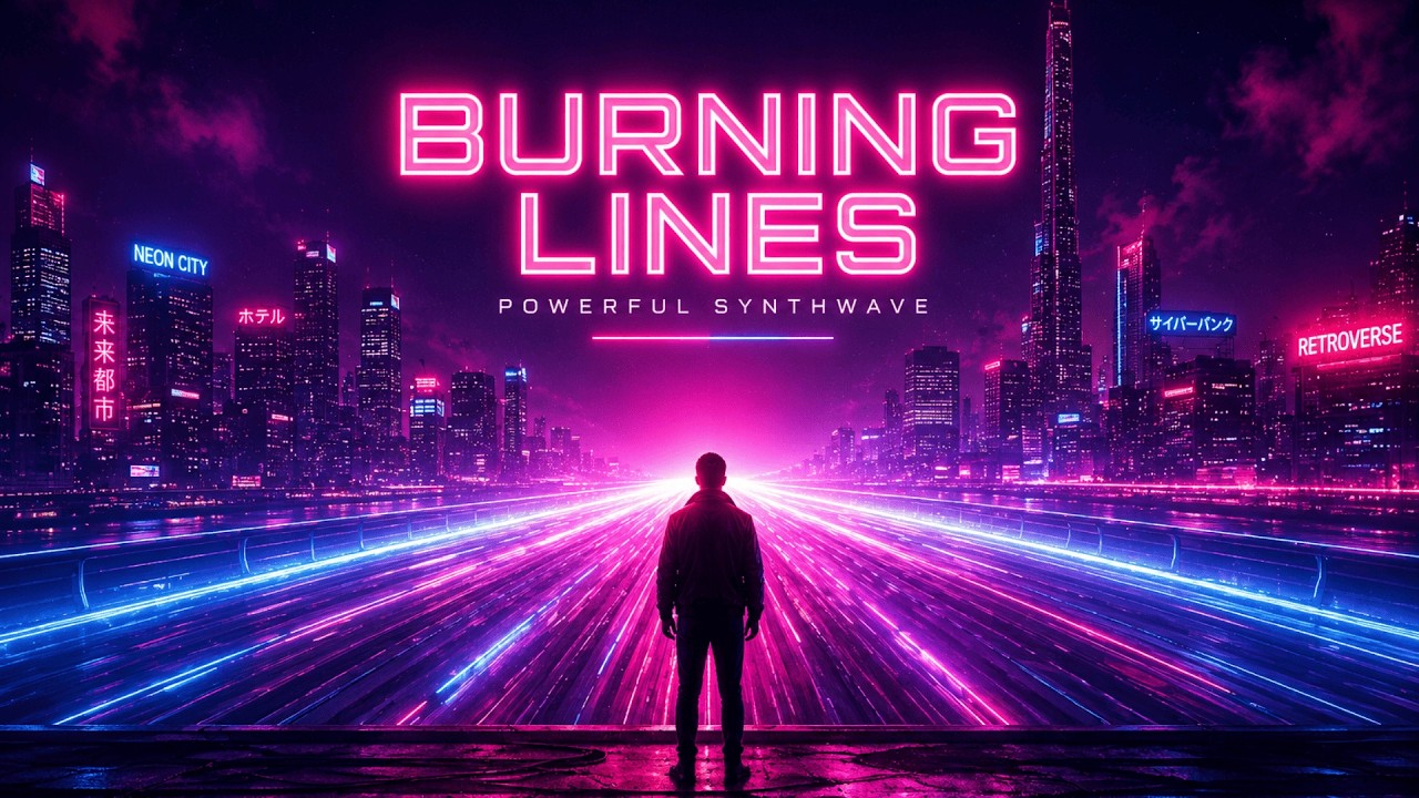 Burning Lines — Powerful Synthwave Song