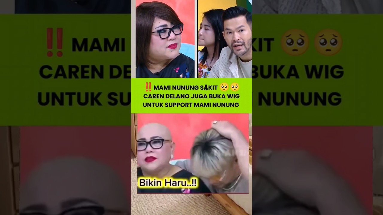 CAREN DELANO BUKA WIG untuk Nunung