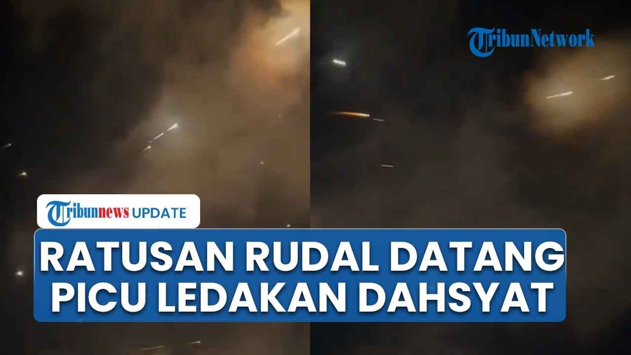 Ratusan Rudal Hizbullah Hujani Israel Hitungan Detik, Datang Gerombolan Ciptakan Ledakan Dahsyat