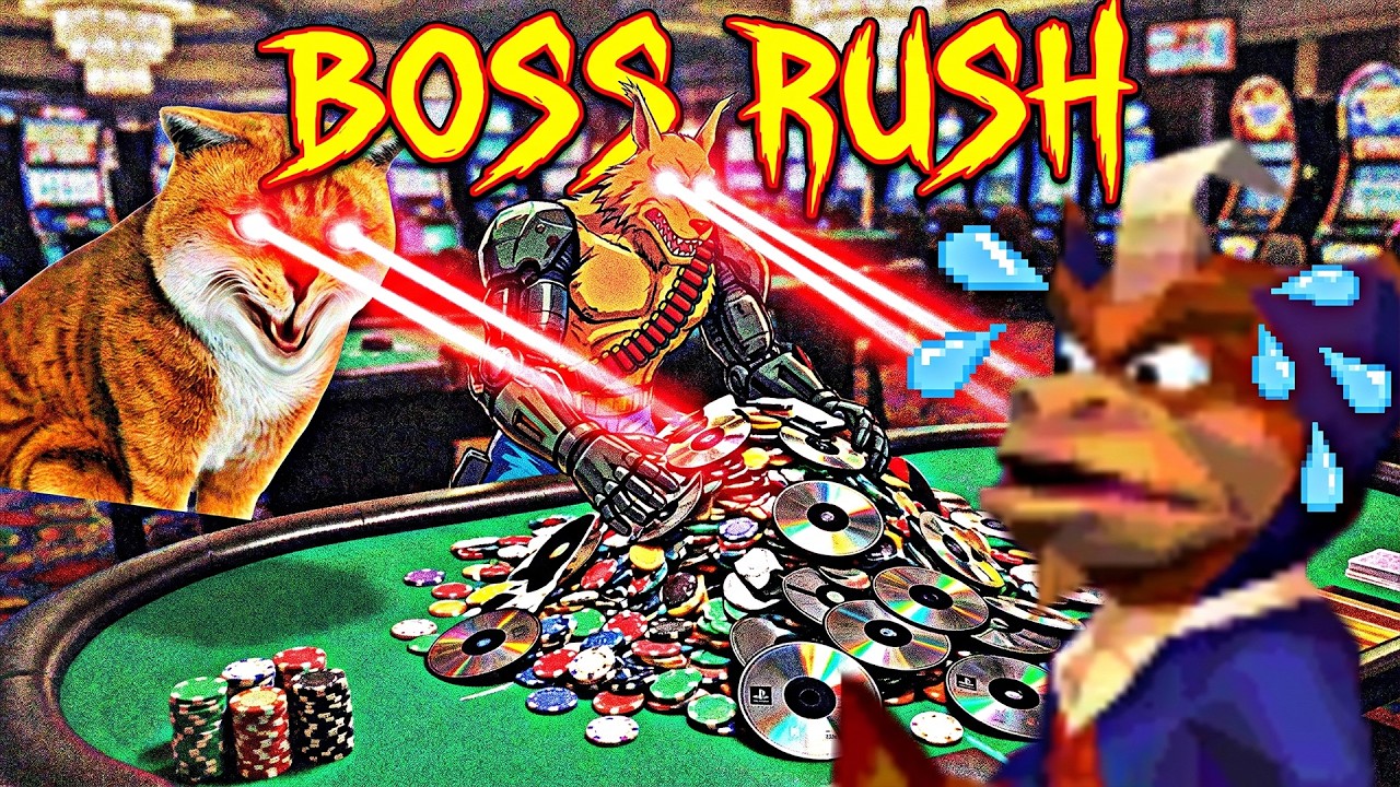 СТРИМ С ЧИПАЕМ#544 - ТАЩИМ BOSS RUSH от КИКУ (120 ЗЛЫХ БОСЯКОВ на PS1 ПРОТИВ ЧИПАЯ) - ЧАСТЬ #1