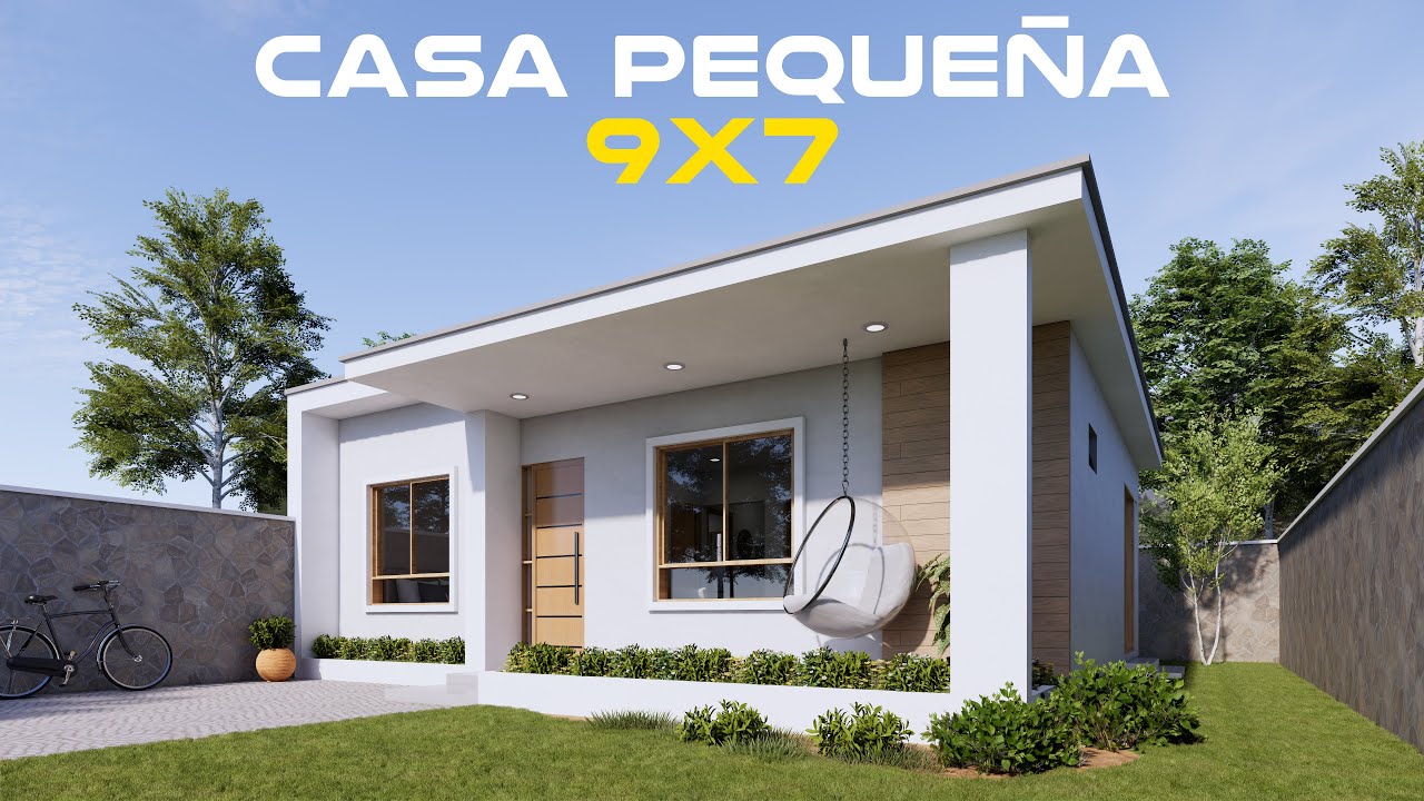 ¿Se Puede Vivir Cómodo en una Casa 9×7? Mira Este Diseño Moderno