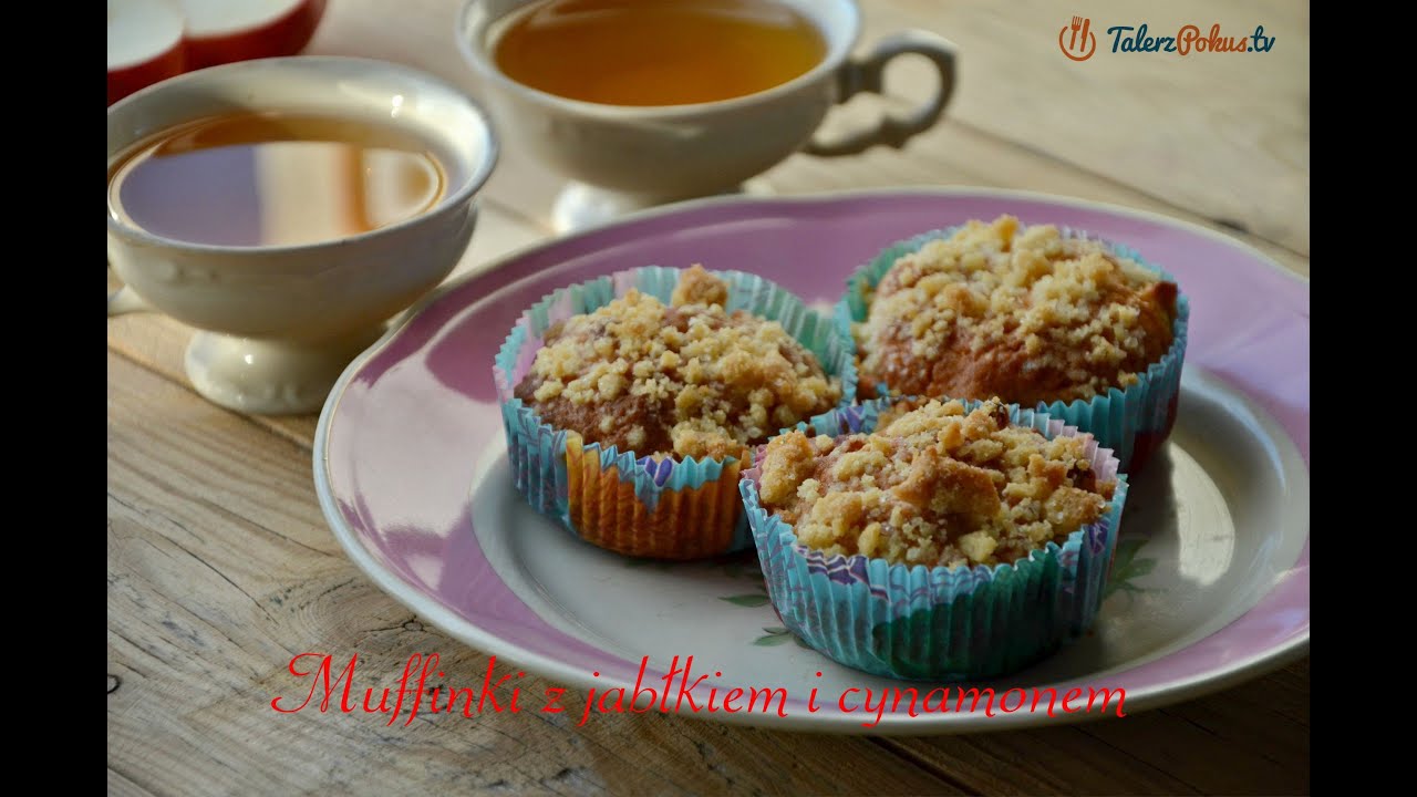 Muffinki z jabłkami i cynamonem - TalerzPokus.tv