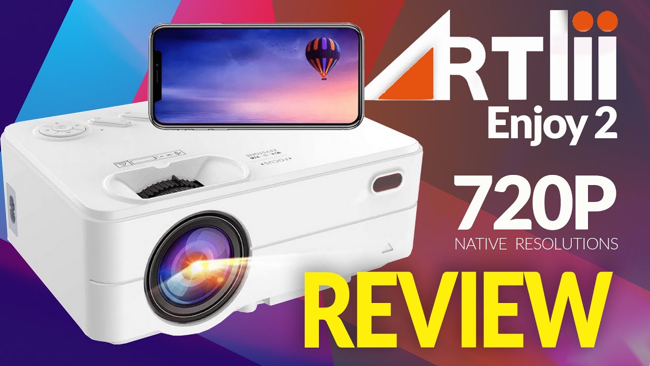 Artlii Enjoy 2 LED Bluetooth & WIFI Budget Projector |  Native 720P | Full Review