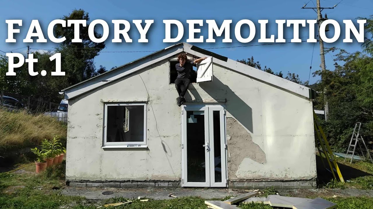 TEARING DOWN THE ROOF - Factory demolition pt.1.