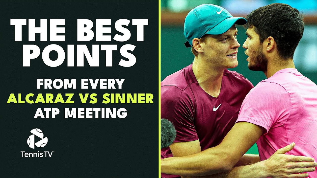 The BEST Points From Every Alcaraz vs Sinner ATP Meeting 🤩