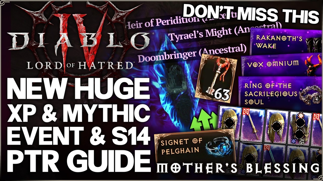Diablo 4 &mdash; ВНИМАНИЕ: Новое масштабное обновление, событие с мифическими гоблинами, руководство по...