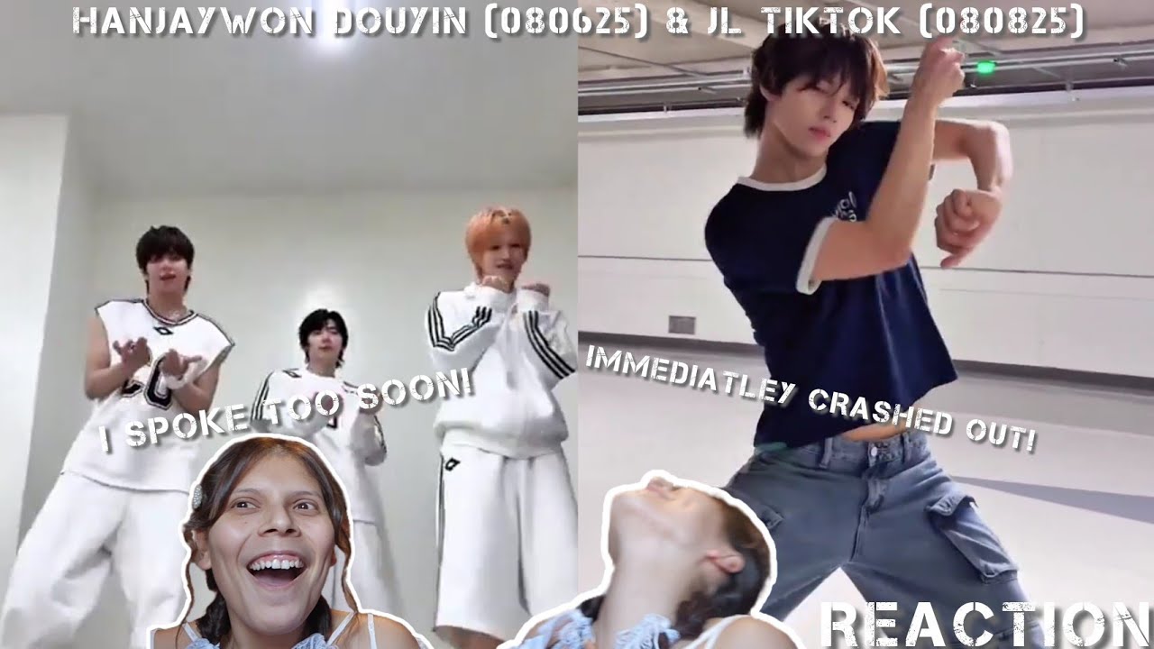 REACTION | AHOF - HanjayWon (080625) Douyin post & JL (080825) TikTok 