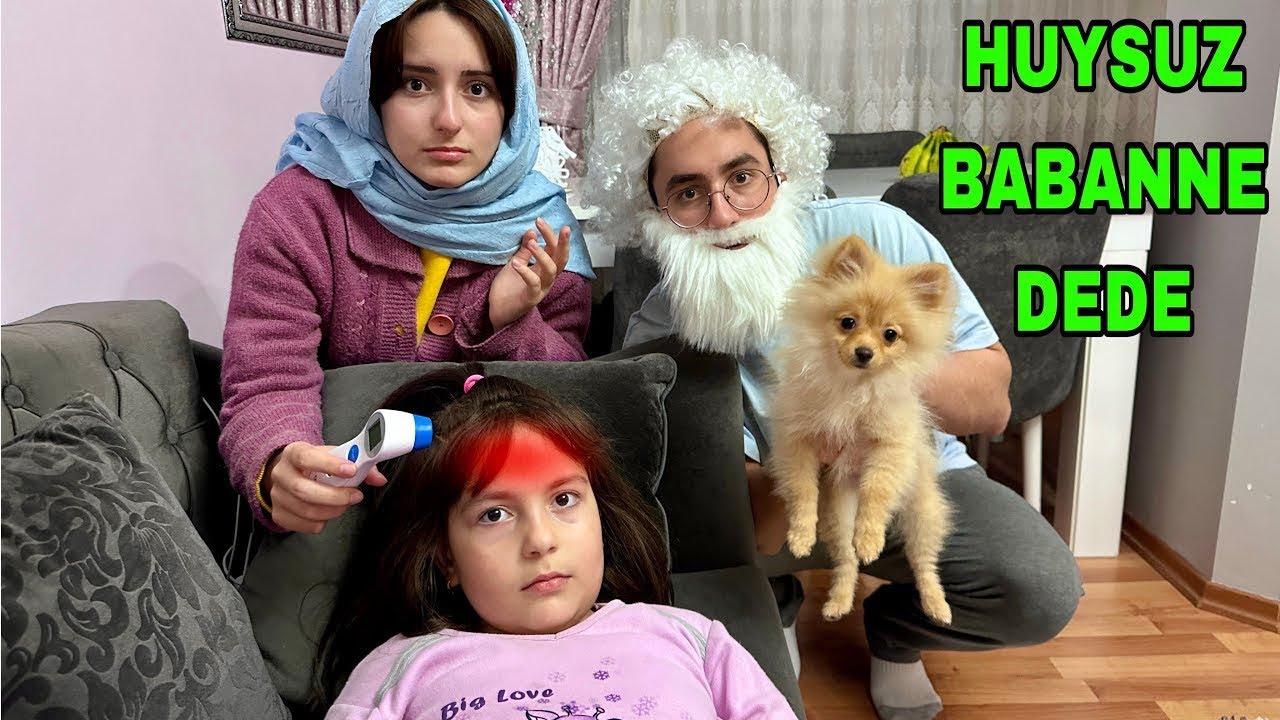 HİRANUR HASTA HUYSUZ DEDE VE NİNE GELDİ ÇILDIRDI‼️PRENSES HİRANUR ZEYNEP 