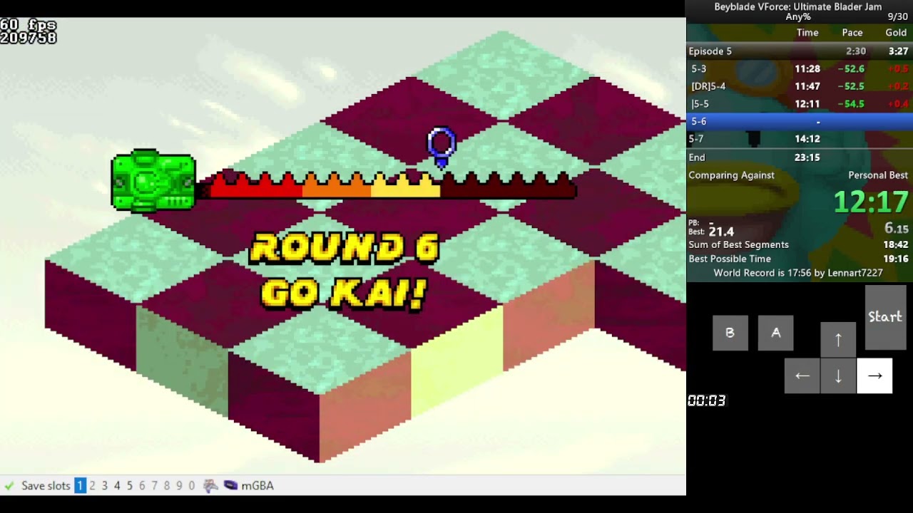 Speedrun PB - Beyblade VForce: Ultimate Blader Jam: Any% - 19:34