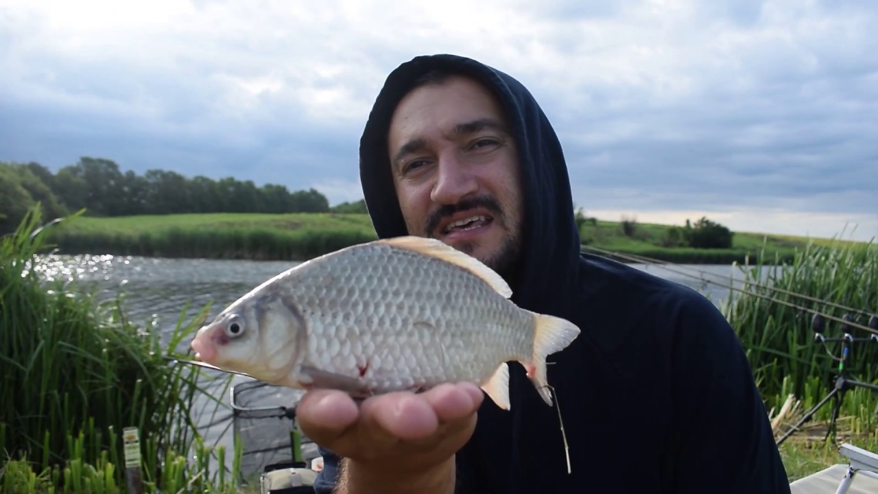 Pescuit  la caras mare pe balta Camineasca