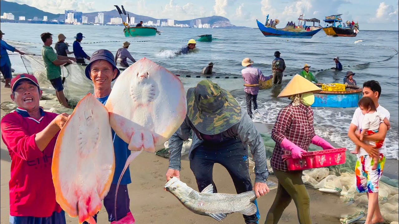 Ngư Dân Khai Trương Lưới Rùng Gặp Con CÁ VƯỢT Khủng║Cô Vé Số Được Hỗ Trợ Từ Cô Chú Phương Xa