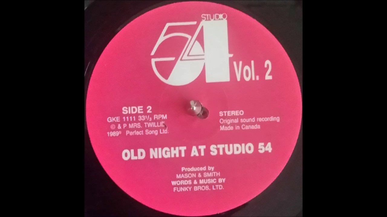Old Night At Studio 54 Vol.2 (side B) 1989