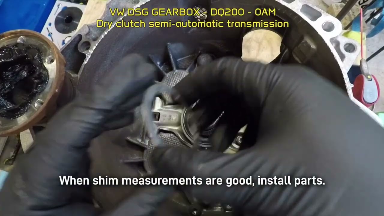 Gen 2 Volkswagen Skoda Audi Seat Cupra DQ200 0AM GEARBOX dry clutch replacement