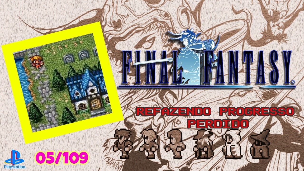 🎅FINAL FANTASY I Origins - PS1 | REFAZENDO PROGRESSO #finalfantasy #rpg #retro
