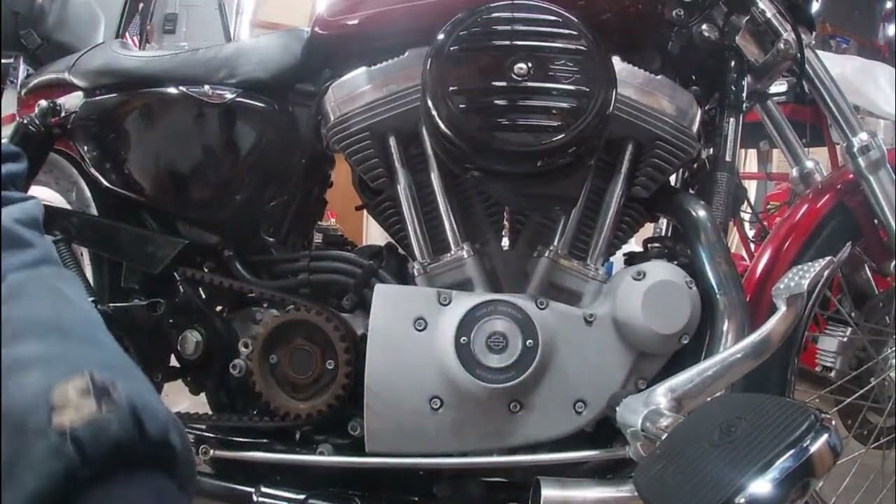 2008 Sportster 883C stock exhaust install 3 17 2023