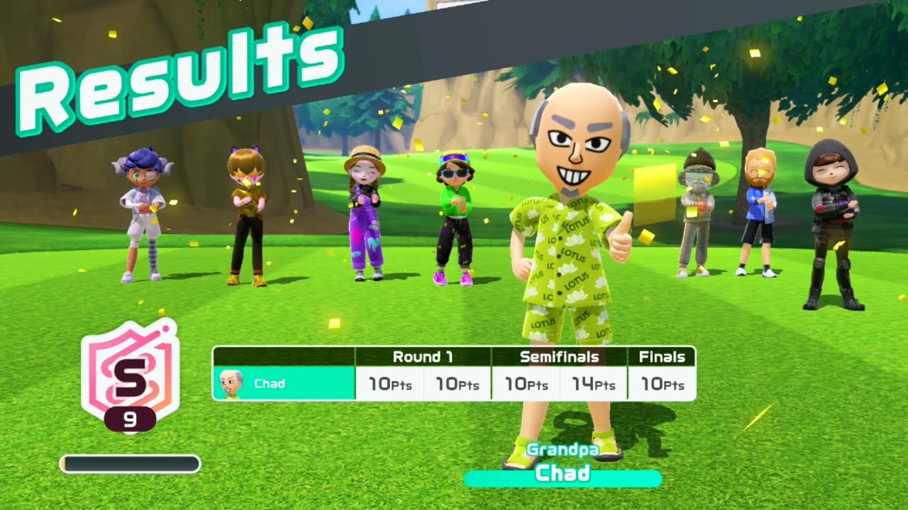 Сколько побед, прежде чем я достигну бесконечности? (Switch Sports Golf)