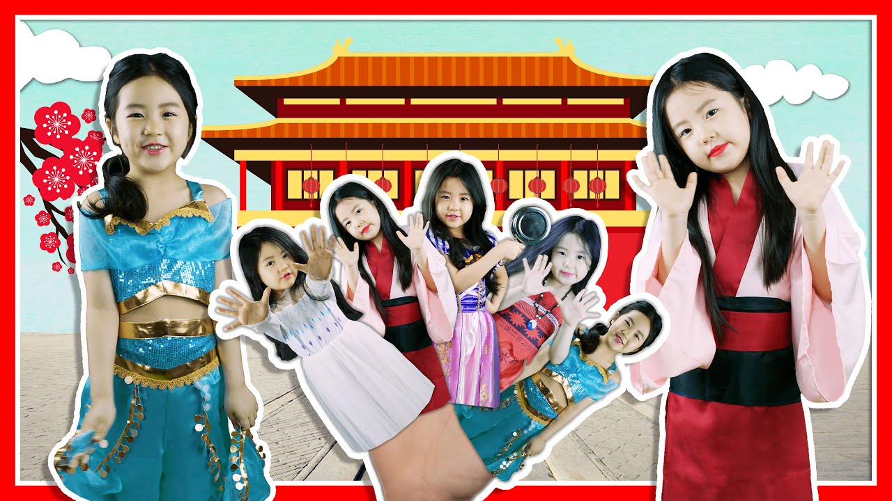 [Finger Family Song] 공주 핑거패밀리영어2탄ㅣKeluarga jariㅣGia đình ngón tayㅣ手指家族ㅣ指家族ㅣDisney Princess