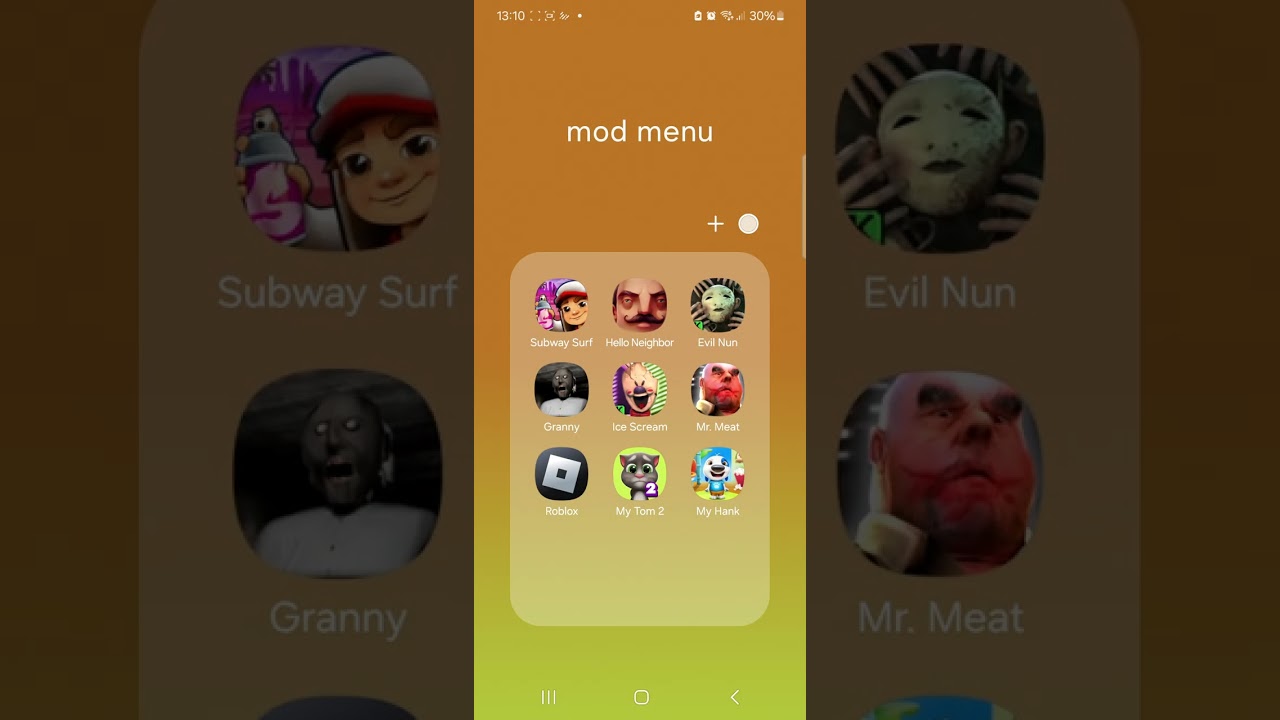 mod menu games