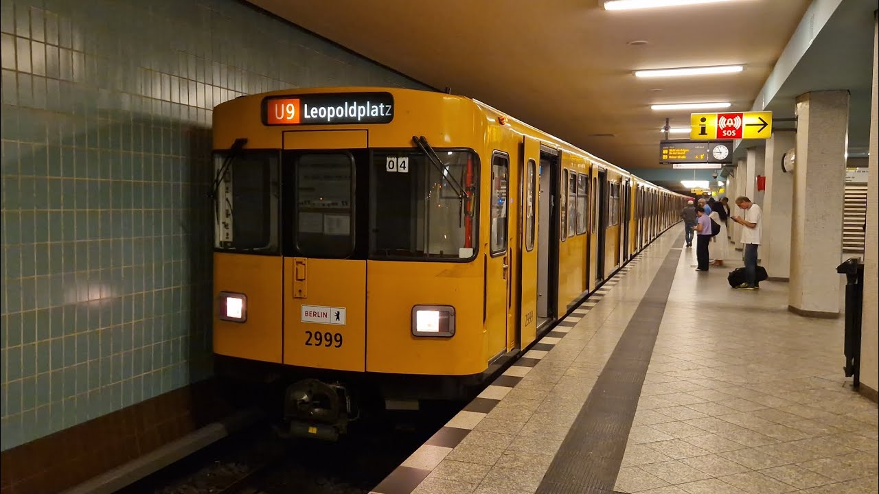 U-Bahn Berlin | Mitfahrt in der U9 von Rathaus Steglitz bis Leopoldplatz im F90 2885