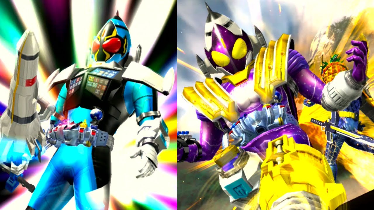 【ガンバライジング】仮面ライダーフォーゼ コズミックステイツ メテオフュージョンステイツ GLR 必殺技演出「ライダーフュージョンドリルキック」「ライダー超銀河フィニッシュ」