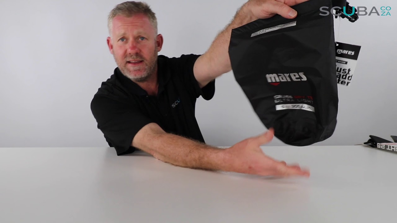 Mares Cruise Dry Ultra Light, 5, 10 and 25L, product review by Kevin Cook, SCUBA.co.za