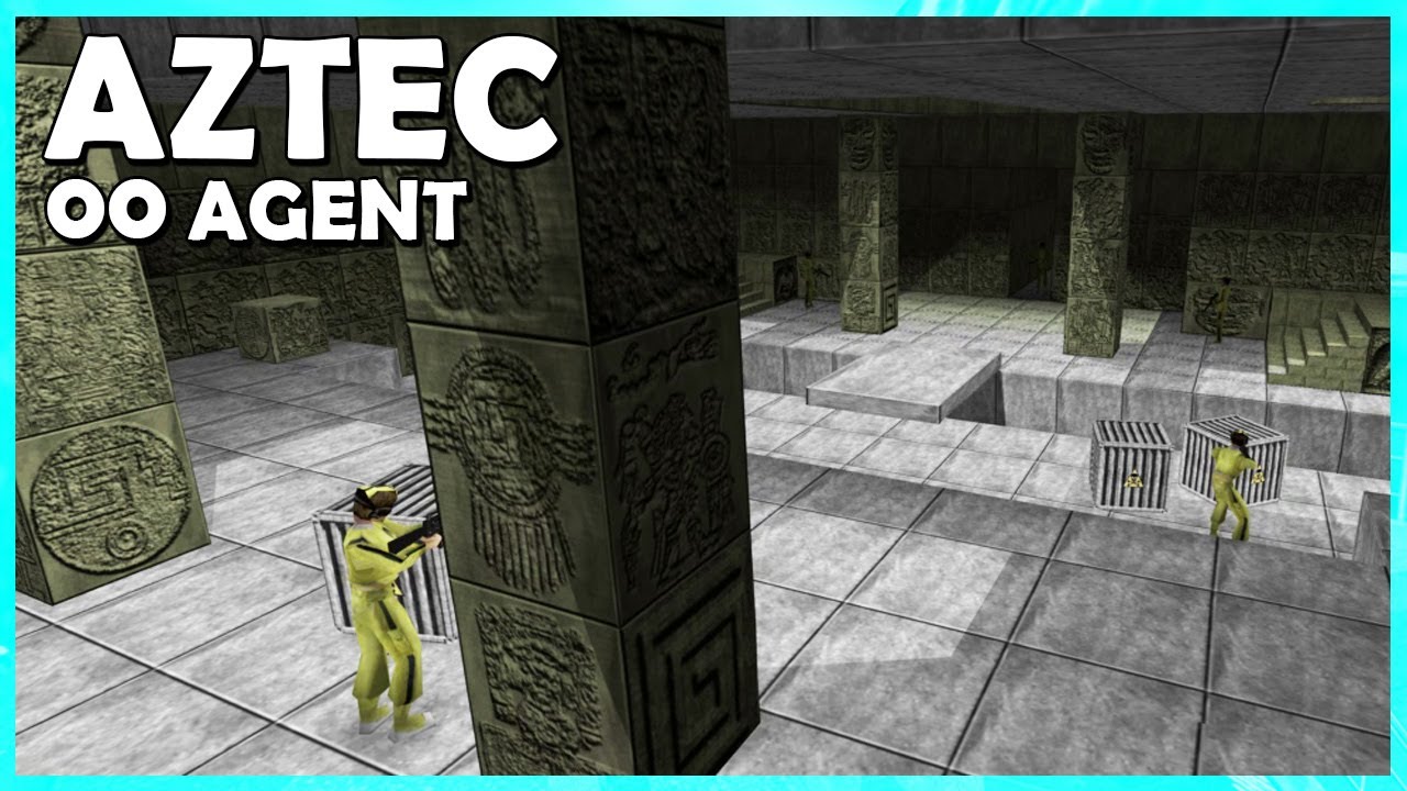 GOLDENEYE 007 GUIDE - AZTEC 00 AGENT DIFFICULTY - PLAYTHROUGH XBOX ONE X