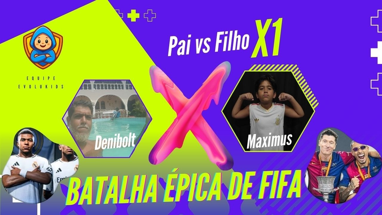 GOL DE OURO NO RUSH! 😱 REAL MADRID x BARCELONA | Pai vs Filho FOI INSANO! #fifa25  #fifa