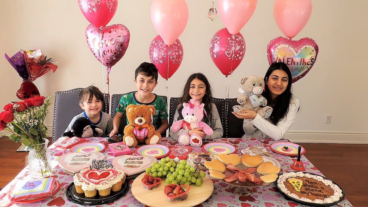 Morning Routine with HZHtube Kids Fun Valentine's  day Vlog