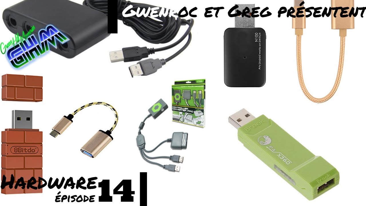 [Hardware #014] adaptateurs manettes