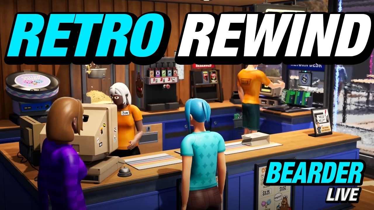 Retro Rewind - Video Store Simulator Launch Day Stream