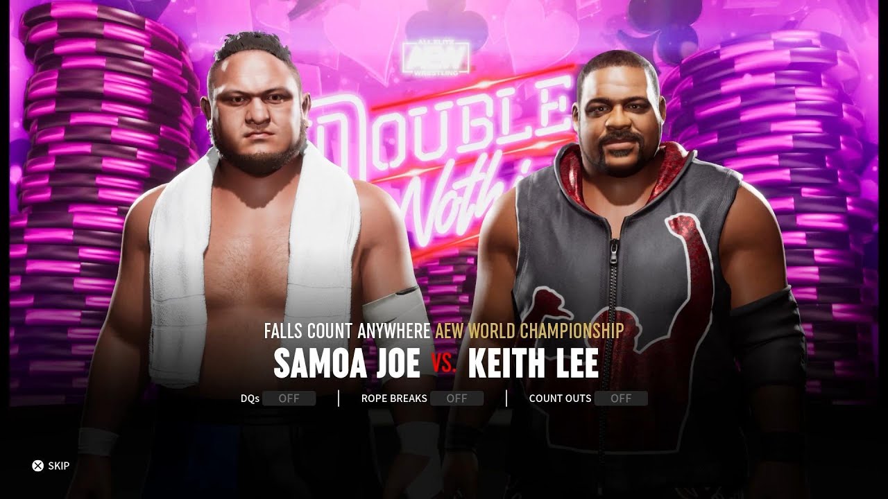 AEW Fight Forever  - Samoa Joe vs. Keith Lee(PS4)