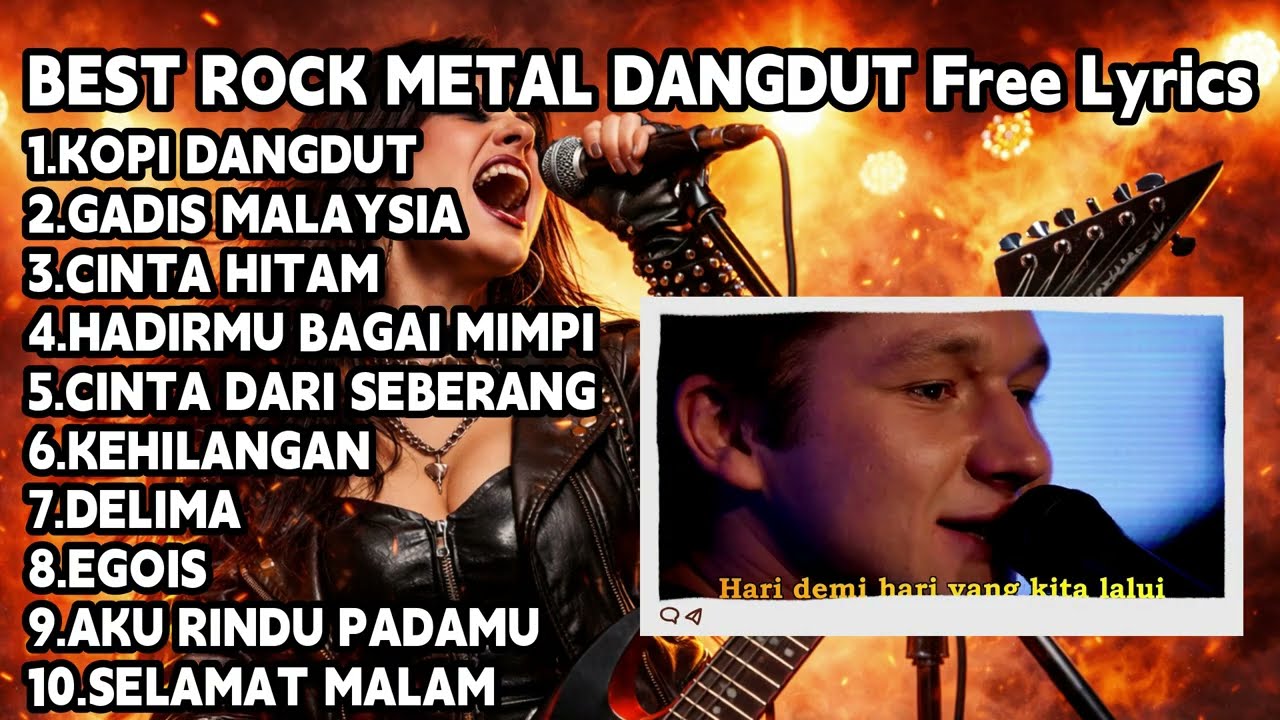 KUMPULAN LAGU DANGDUT ROCK METAL TERBAIK 2025 viral Free Lyrics Vol 1