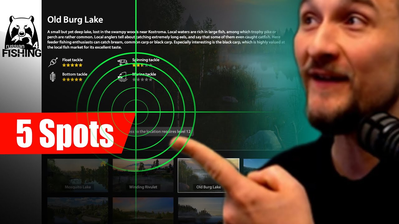 Russian Fishing 4 - Alte Festung - 5 Top Spots zum K&ouml;dertesten