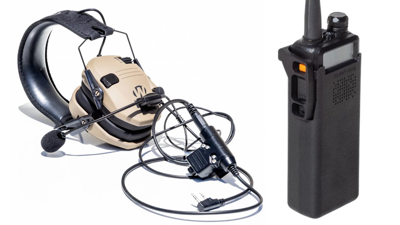 Базовая настройка связи для радиостанции UV5R с микрофоном и PTT