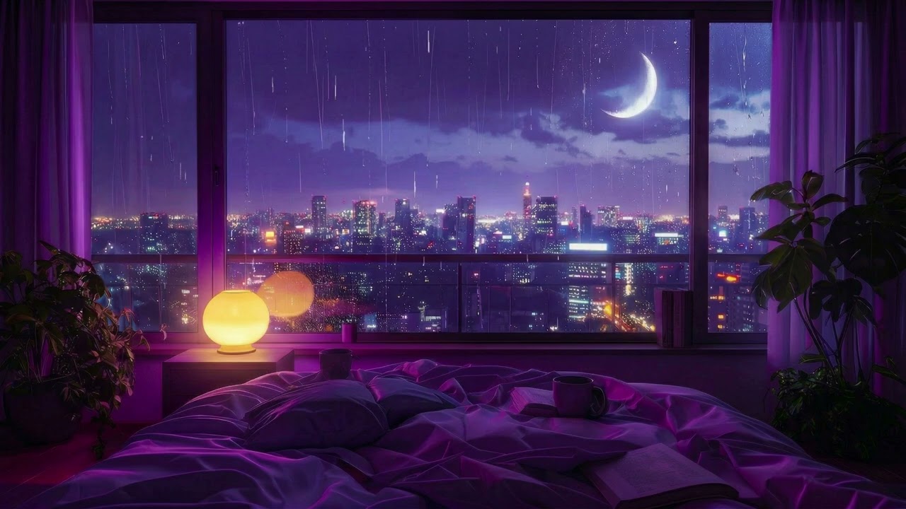 Cozy Balcony Night Soft Chill Lofi for Study & Relax
