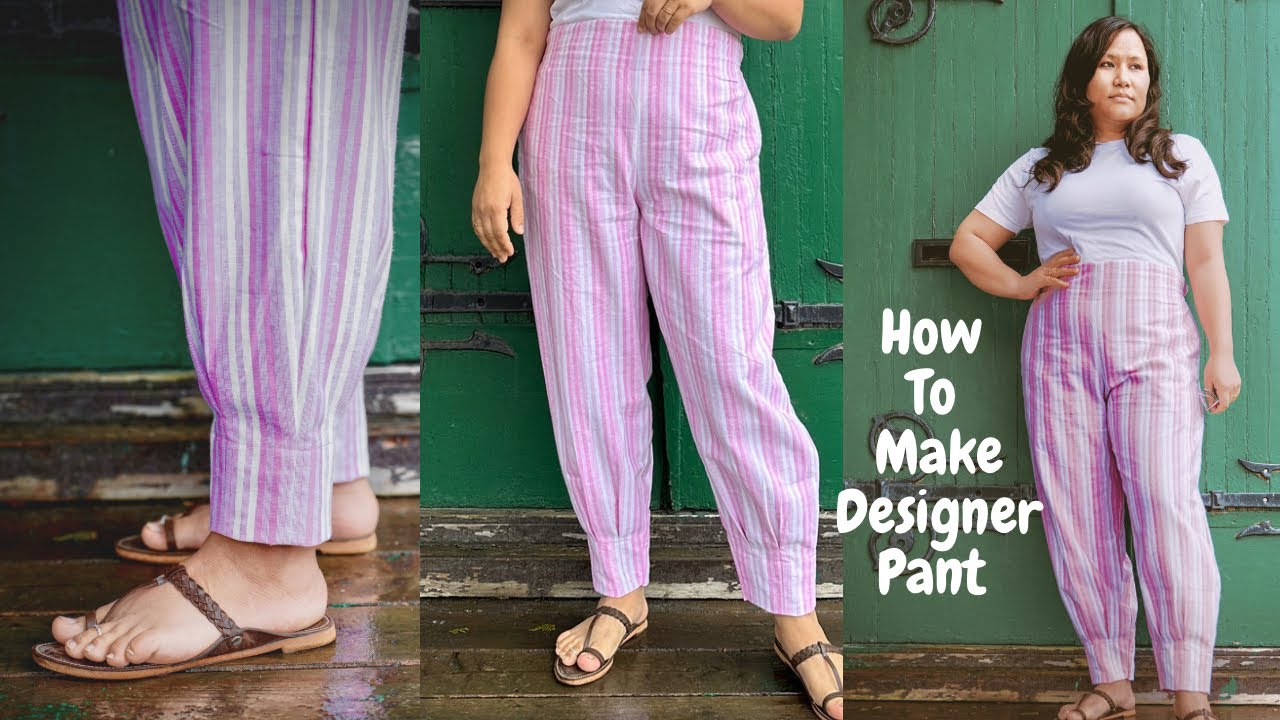 How to Make Designer pant|Summer outfit| Maina Thapa