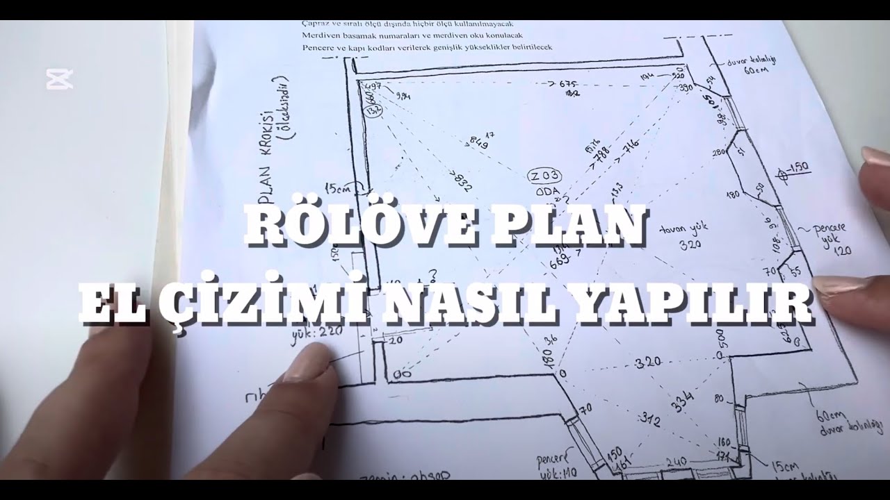 RÖLÖVE PLAN EL ÇİZİMİ (PERGEL VE CETVELLERİNİZİ HAZIRLAYIN) 1/50 ölçek
