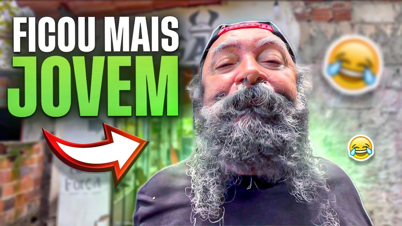 LUIZ DO SOM PINTOU A BARBA DE PRETO PRA FICAR MAIS BONITO | LUIZ DO SOM 