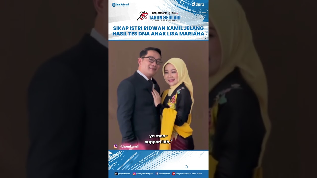 Sikap Istri Ridwan Kamil di Tengah Penantian Hasil Tes DNA Anak Lisa Mariana