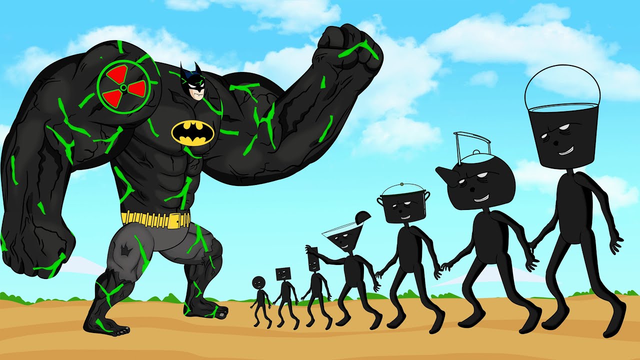 Evolution BOSS BATMAN Vs Evolution Of MONSTER RADIATION : Returning From The Dead SECRET - FUNNY