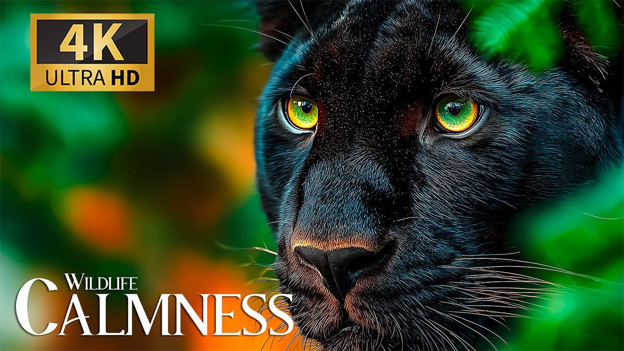 Wildlife Calmness in Open Nature 4K 🐾 Serene Exploration of Pure Nature with Smooth Piano Harmony