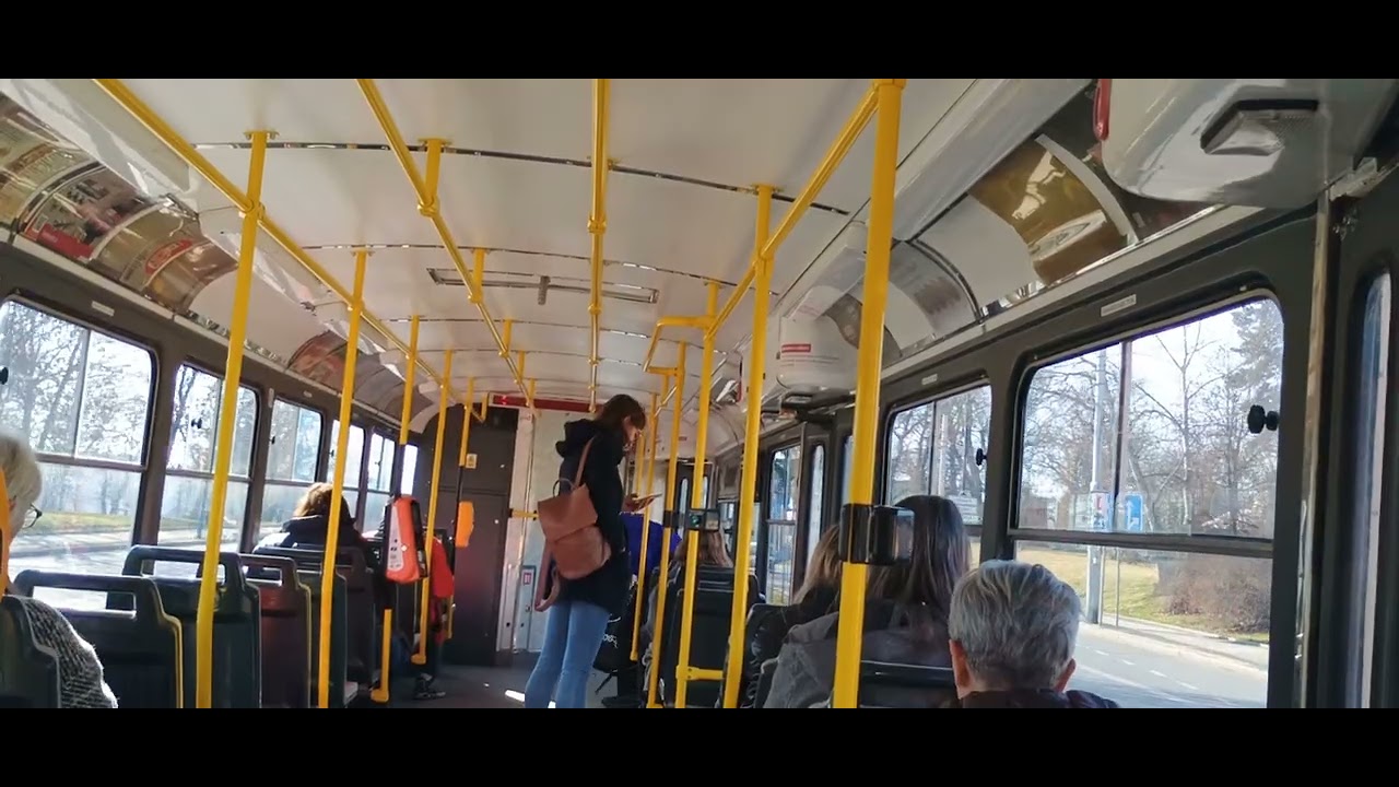 Jízda tramvají T3R.P #8548 na lince 1 (Hradčanská - Ořechovka)